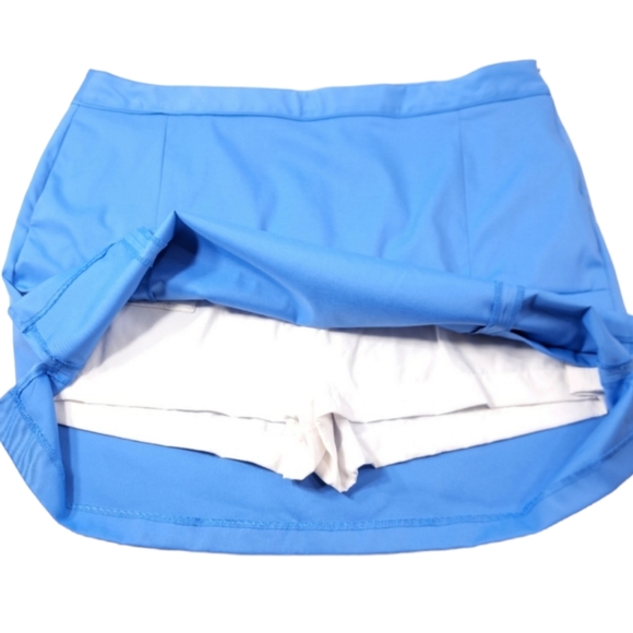 Greg Norman Women's Baby Blue Golf Skirt With In Built Underwear Size 16 - Picture 5 of 13